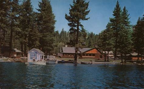 Donner Lake Lodge Truckee Ca Postcard