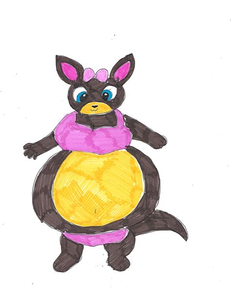 Inflated Keira Kangaroo In A Bikini By Amazingtrixie On Deviantart