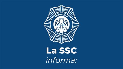 SSC CDMX on Twitter Policías de la SSC implementan operativo de