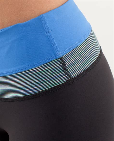 Lululemon Run Inspire Crop II Deep Coal Porcelaine Wee Are From