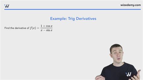 Derivatives Of Trig Functions Wize University Calculus 1 Textbook Wizeprep