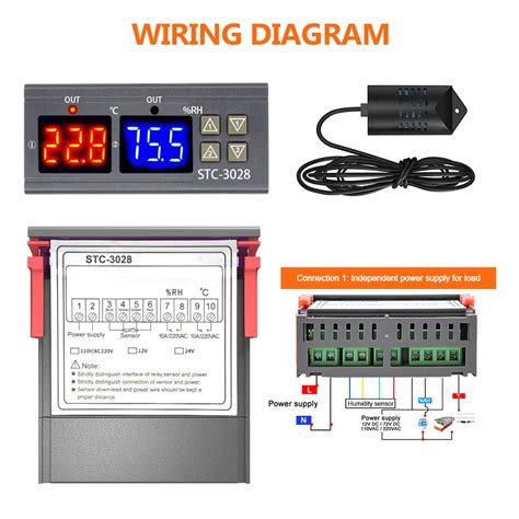 Digital Ac Temperature Humidity Controller Aideepen Stc Ac