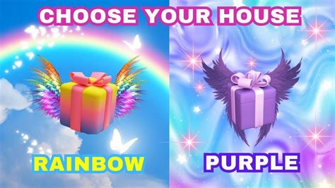 Choose Your Gift Gift Box Challenge Rainbow Purple