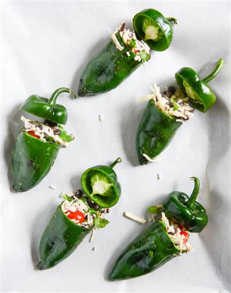 Cheesy Stuffed Poblanos