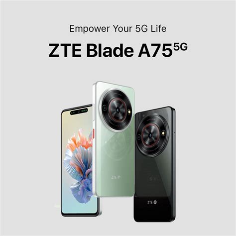 3 SMART MOBILE PHONE ZTE A75 5G 8GB RAM 128GB ROM MXURE REPLACEMENT