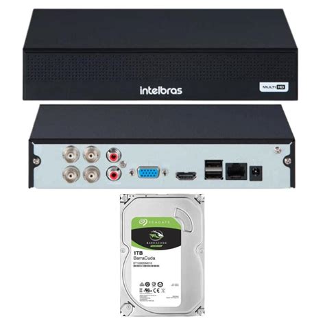 Kit Intelbras Dvr Mhdx C Hd Tb Kabum