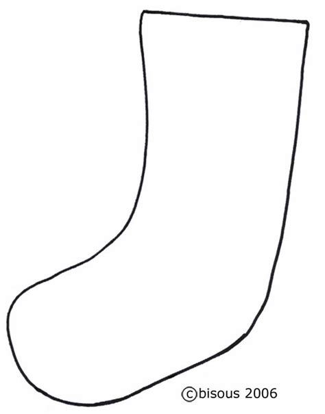 Printable Sock Template