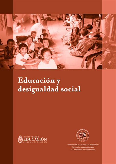 PDF Educación y desigualdad social Biblioteca Nacional de Maestros