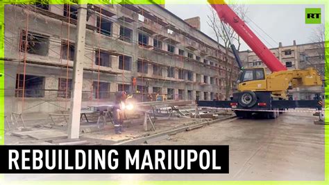 russia rebuilds mariupol   housing  residents