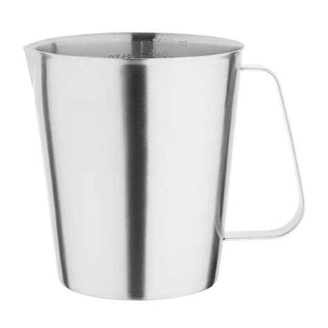 Cx A C Vogue Stainless Steel Measuring Jug Ltr Cx