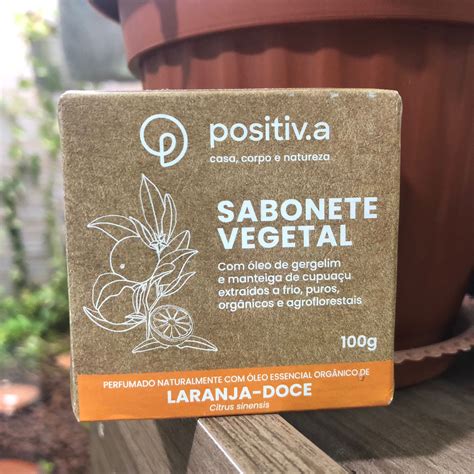 Sabonete Vegetal Laranja Doce G Positiva Br Mercato Verde Loja