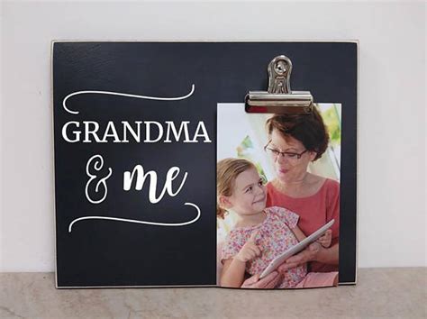 Grandma Photo Frame Personalized T For Grandma Grandma Etsy