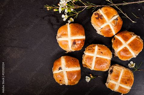 Hot Cross Buns Stock Photo Adobe Stock