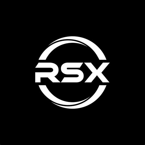 rsx letter logo design  illustration vector logo calligraphy