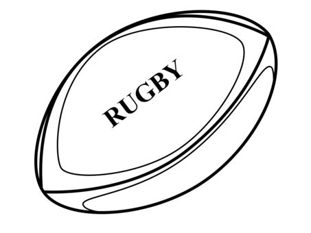 Free Vectors Rugby Line Drawing