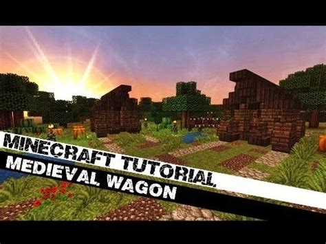 Minecraft Tutorial: How to Build A Medieval Wagon/Carriage - Jeracraft ...