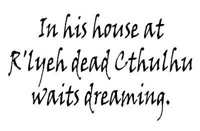 The Call Of Cthulhu Quotes. QuotesGram