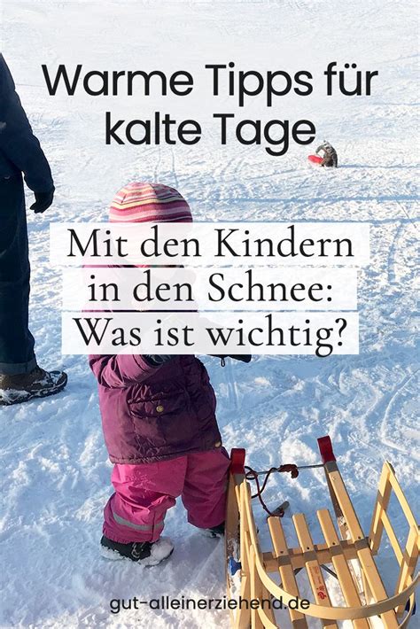 Mutiger Ausflug Mit Meinen Kindern In Den Schnee Gut Alleinerziehend