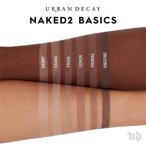 Urban Decay Naked Basics Eyeshadow Palette Taupe Brown Matte