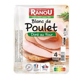 Blanc de poulet doré au four Monique Ranou une marque Intermarché