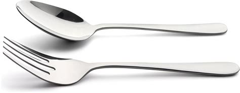 Windsor Stainless Steel Serving Fork And Spoon Set Uk Home