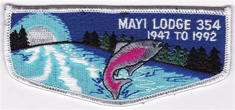 OA FLAP MAYI LODGE 354 S34 LODGE 45TH ANN 1947 1992 EBay