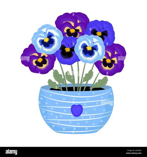 Bouquet De Violette Banque D Images Vectorielles Alamy