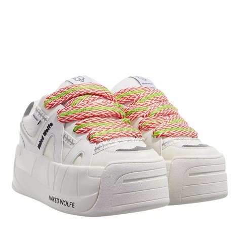 Naked Wolfe Slider White Plattform Sneaker