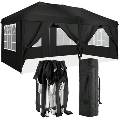 Carpa Plegable De X Con Paredes Laterales Desmontables Refugio