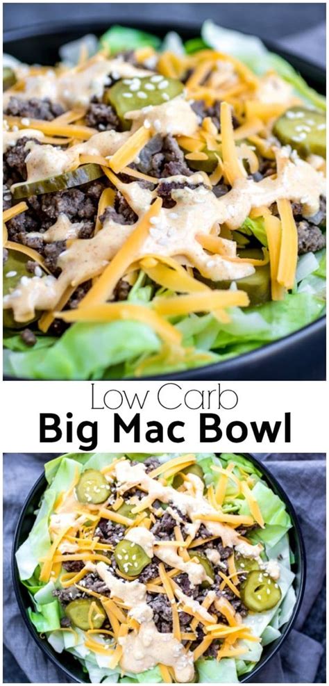 This Low Carb Big Mac Bowl Is An Easy Keto Lunch Or Dinner Recipe Made