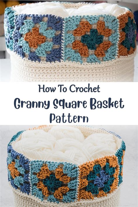 Free Crochet Square Basket Patterns In Different Sizes Diys Maker