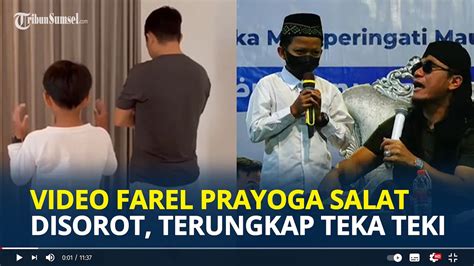 Video Farel Prayoga Salat Berjamaah Disorot Teka Teki Agama Penyanyi