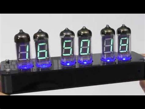 ⏰ЧАСЫ НА ЛЮМИНЕСЦЕНТНЫХ ИНДИКАТОРАХ ИВ-11 - YouTube