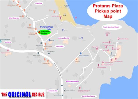Protaras Strip The Original Red Bus