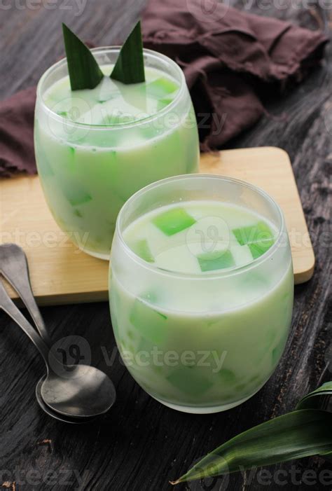 Buko Pandan Popular Dessert From Philippines Made From Jelly Young