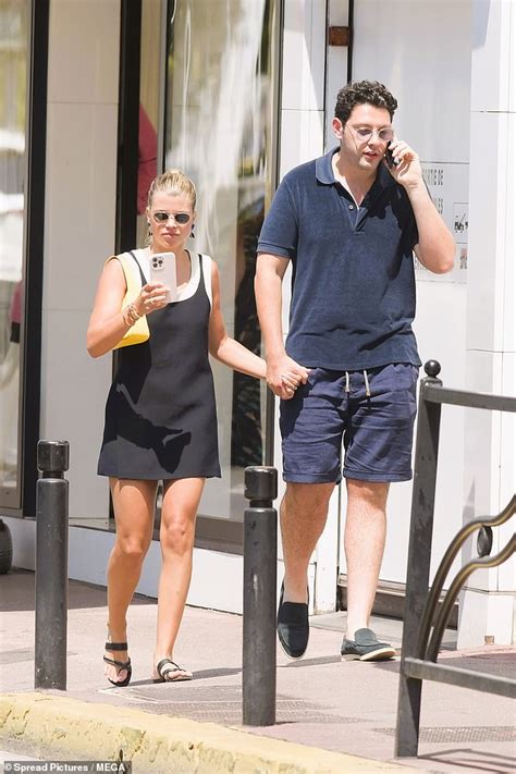 Sofia Richie Dons Black Minidress While Strolling Hand In Hand With Fiancé Elliot Grainge In