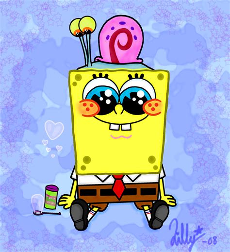 Spongebob And Gary Cutedxc Photo 17270606 Fanpop