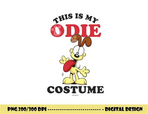 Garfield Halloween This Is My Odie Costume Pngsublimation Inspire Uplift