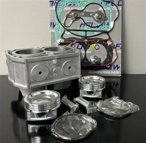 Polaris Rzr Top End Rebuild Kit Cylinder Pistons Gaskets Ebay