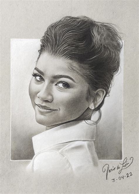 Artstation Zendaya Portrait