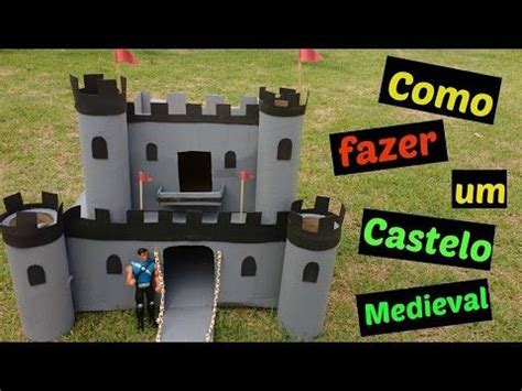 Maquete De Castelo Simples - Como fazer um castelo com papelão/ Diy/castle | Maquete de castelo ...