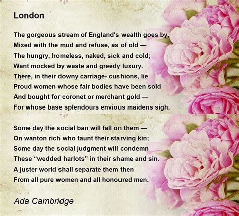 London - London Poem by Ada Cambridge