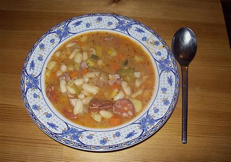 Wei E Bohnen Suppe Von Zahnfeh Chefkoch