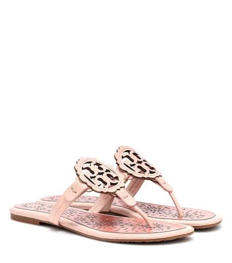 Sandalen Miller Scallop Aus Leder Tory Burch Ballerinas Tory Burch