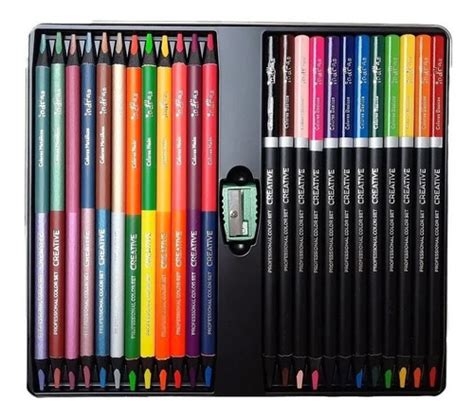 Colores Profesionales 24 Lápices Indra Creative Con 36 Tonos Envío gratis