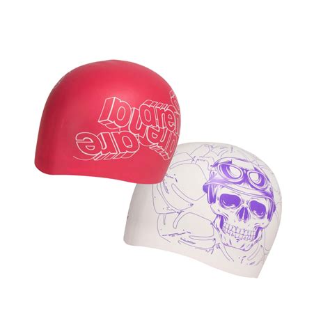 Gorra De Silicona Reversible Arena Adulto Crazy Fantasy Skull Beguater