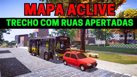 Gameplay Mapa Aclive Linha Ruas Apertadas Proton Bus Simulator