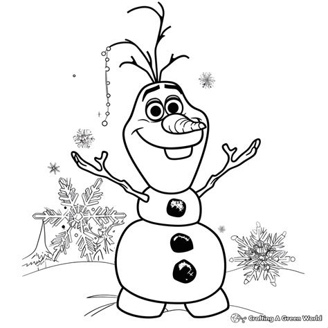 Olaf Coloring Pages Free And Printable