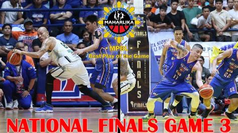 MPBL Finals Game 3 Davao Occidental Tigers Vs San Juan Knights Full