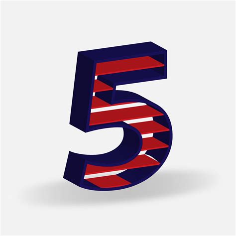 number  shutter louvre design typostock